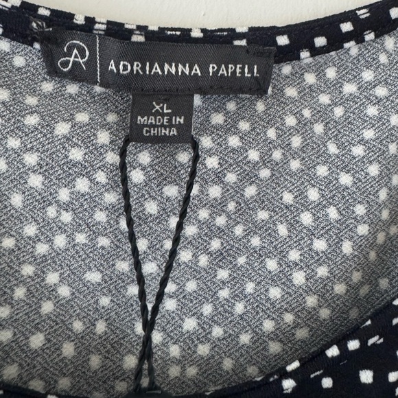 💥Adrianna Papell Polka Dot Top - Picture 5 of 9
